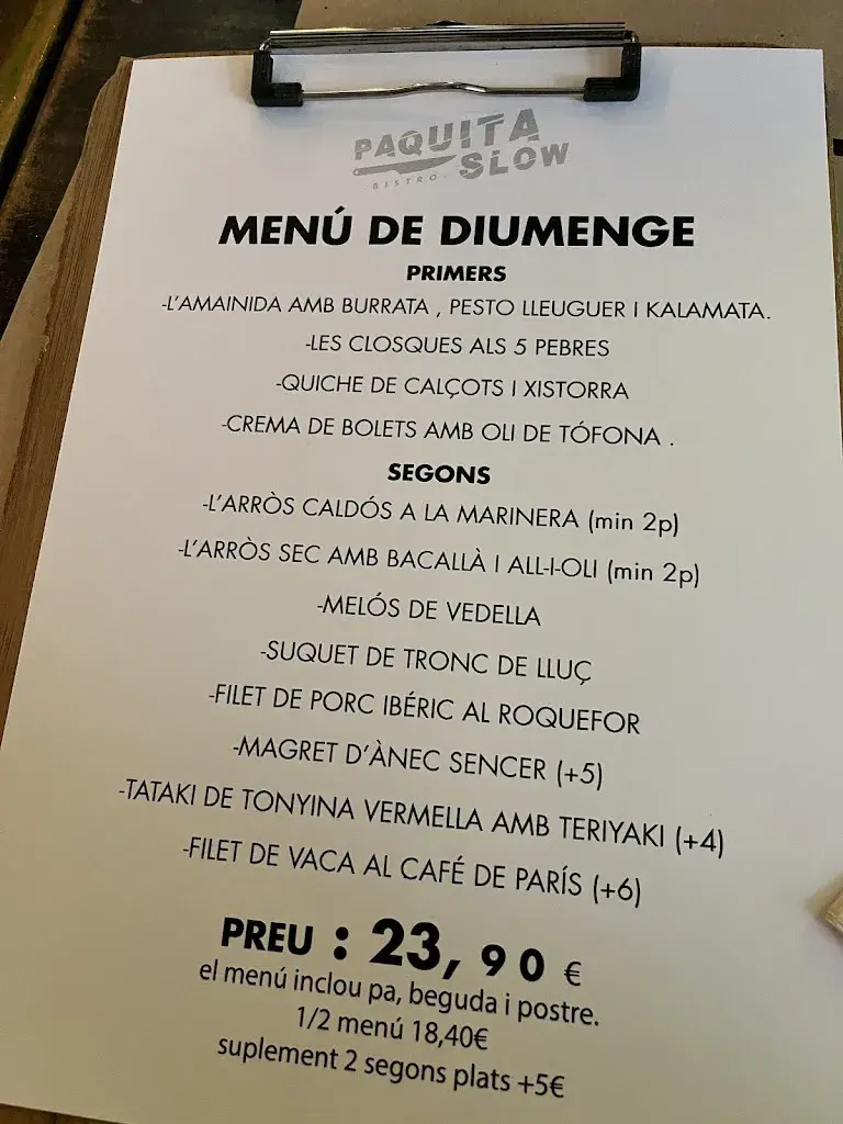 Menu_Paquita Slow Bistro_Canet de Mar_image_1