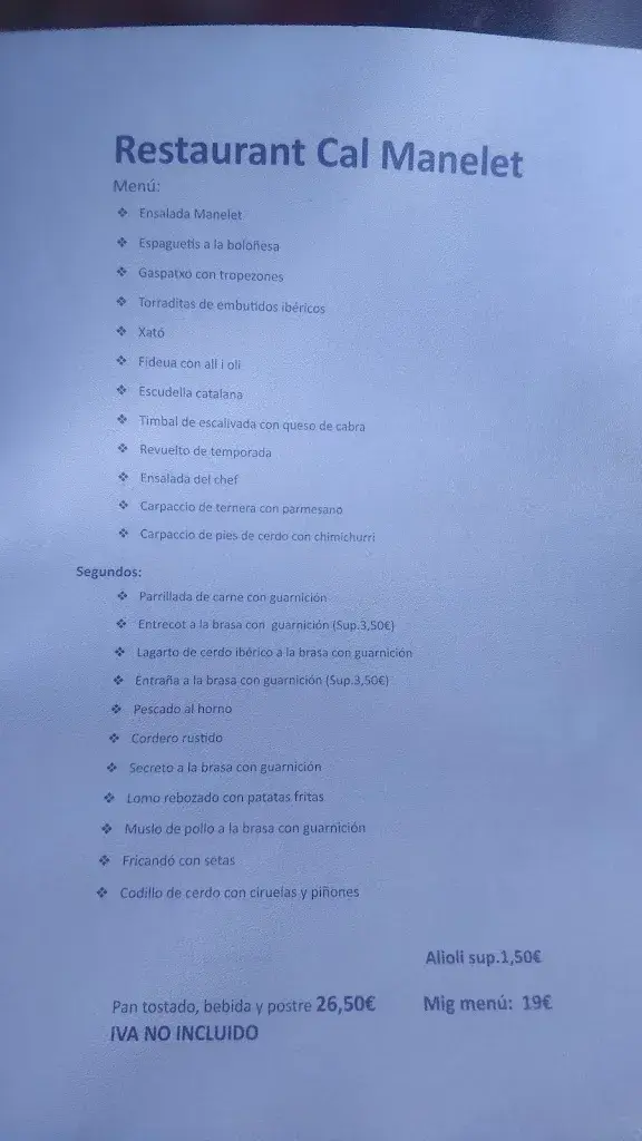 Menu_Cal Manelet_Canyelles_image_4