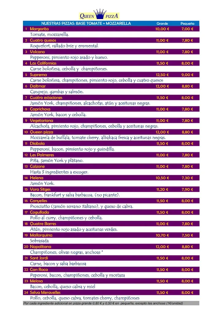 Menu_Queen Pizza_Canyelles_immagine_2