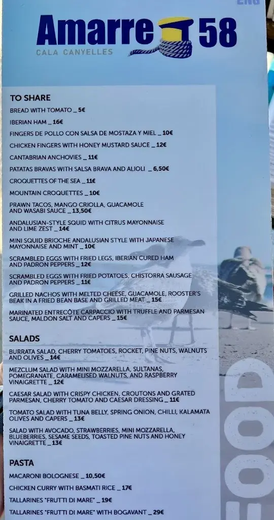 Menu_Amarre58 Canyelles_Canyelles_image_4
