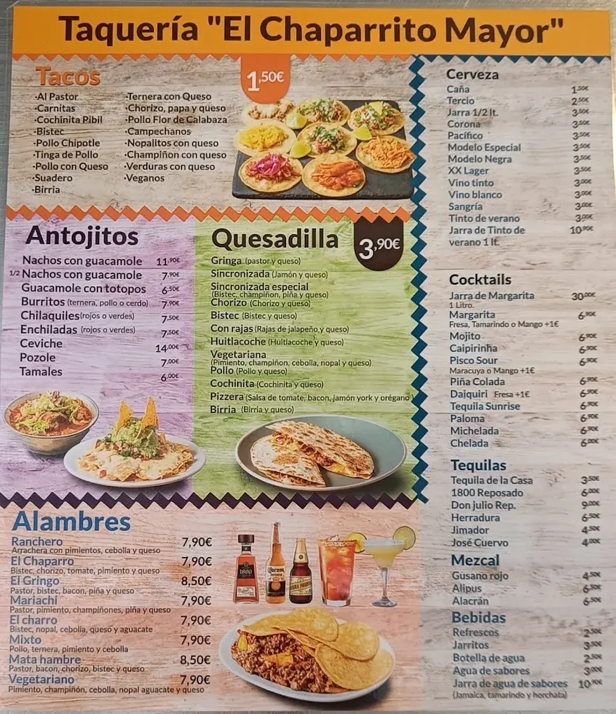 Menu_Taqueria El Chaparrito_Amés_image_1