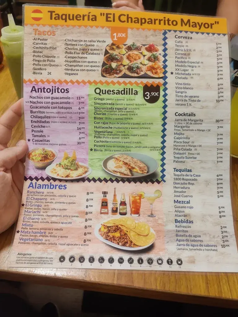 Menu_Taqueria El Chaparrito_Amés_image_4