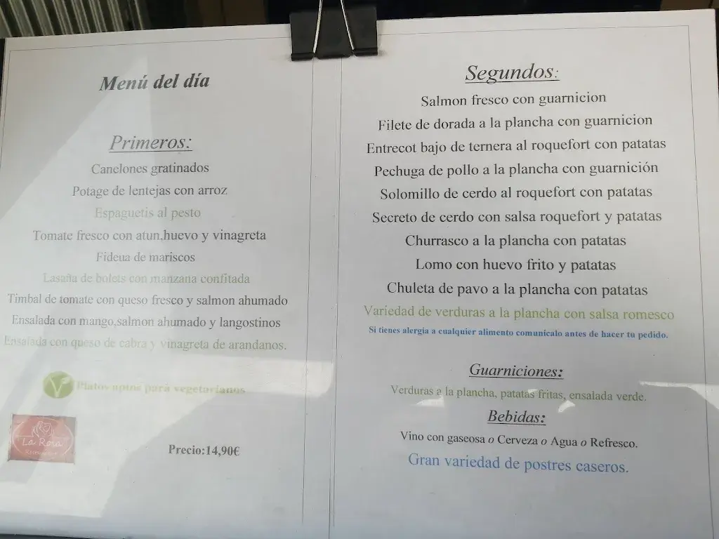Menu_La Rosa Restaurant_Caldes de Montbui_image_3