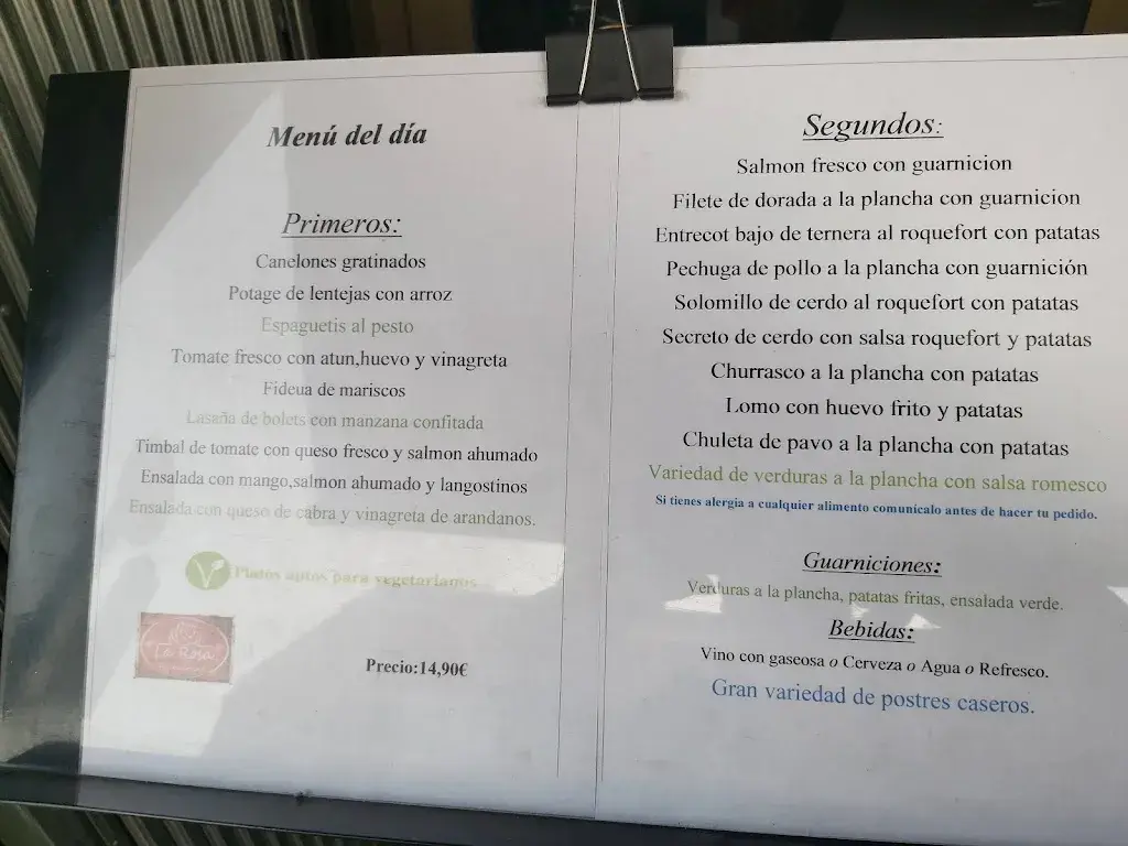 Menu_La Rosa Restaurant_Caldes de Montbui_image_4