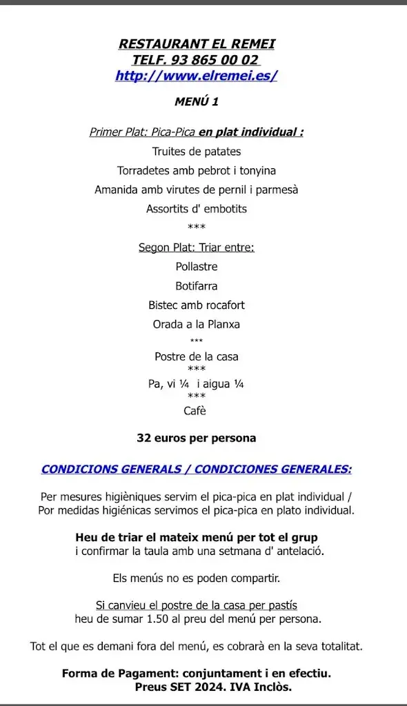 Menu_Restaurant El Remei_Caldes de Montbui_image_3