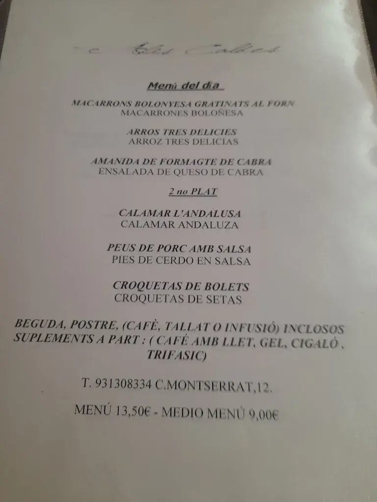 Menu_Alis caldes_Caldes de Montbui_image_1