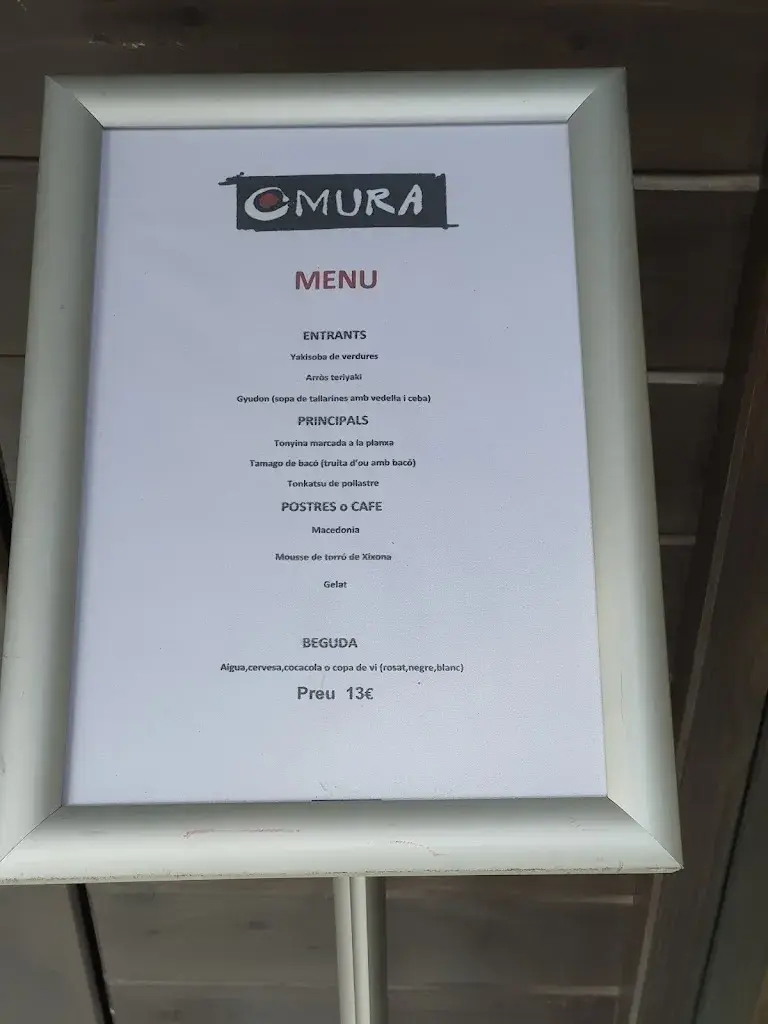 Menu_Omura Japanese_Caldes de Montbui_image_3