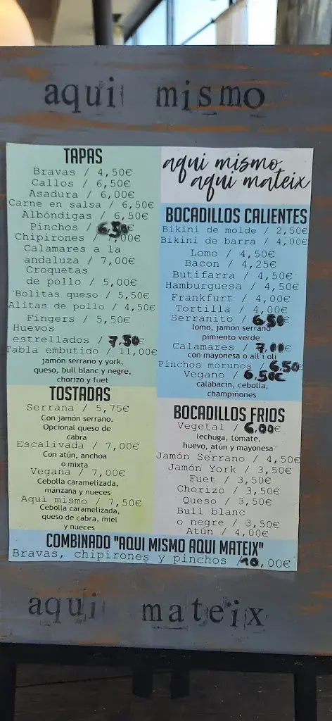 Menu_Bar Restaurant AQUI MISMO AQUI MATEIX_Capellades_image_2