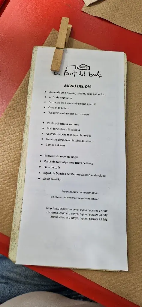 Menu_La Font del Balç_Casserres_image_1