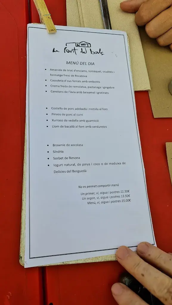 Menu_La Font del Balç_Casserres_image_3