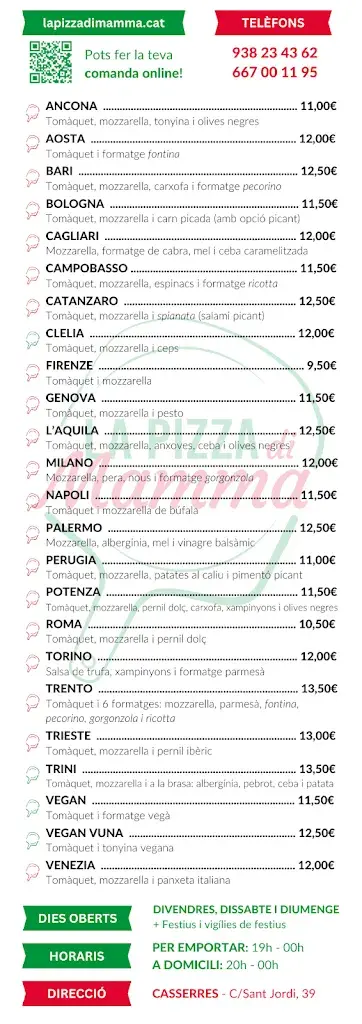 Menu_La Pizza di Mamma_Casserres_image_1