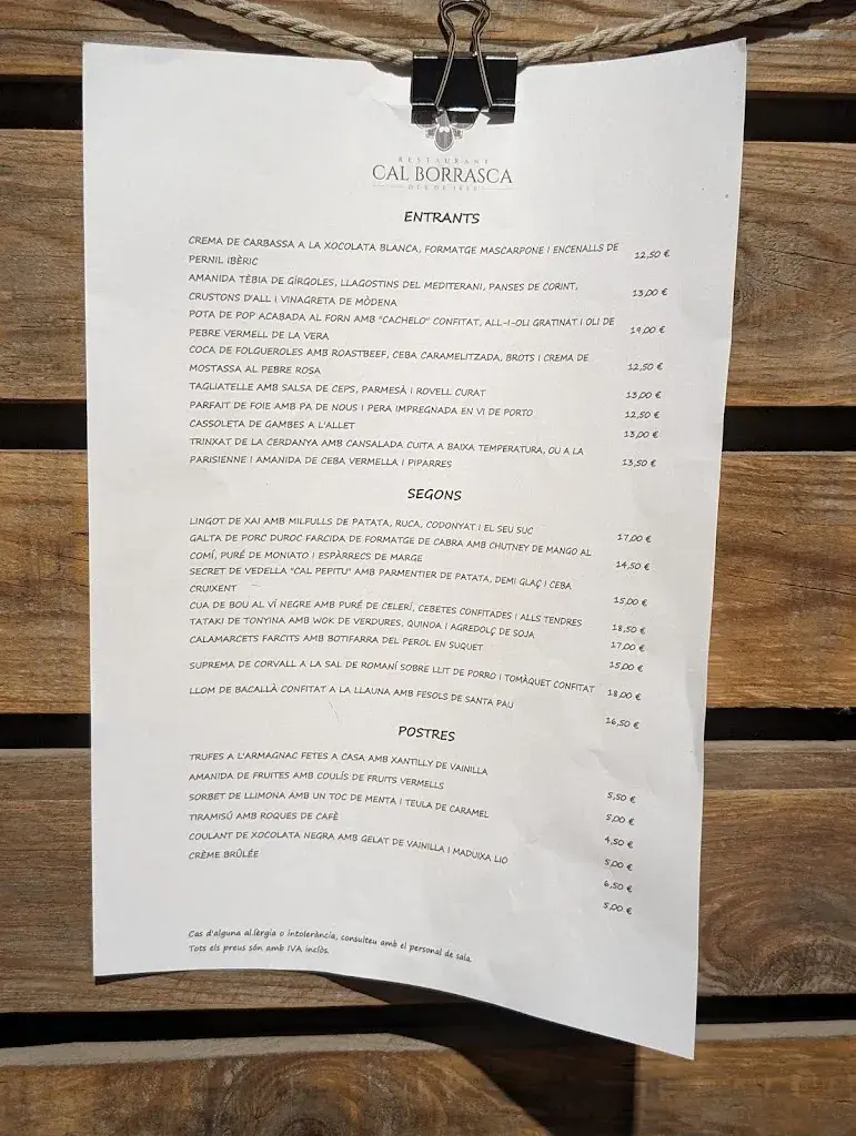 Horia D_Restaurant Cal Borrasca_Cardona_recensione