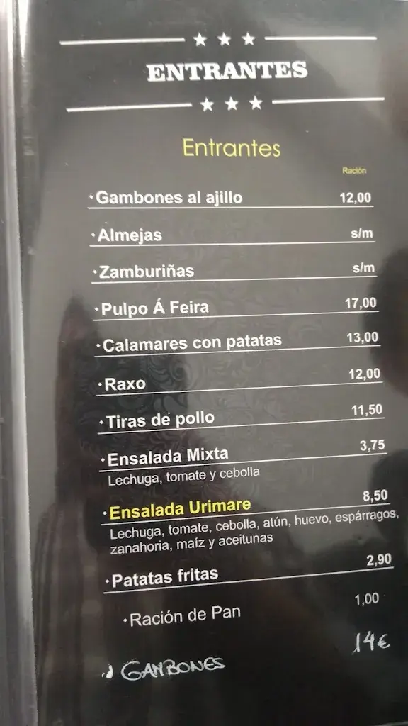 Menu_Restaurante Urimare. Parrillada Pizzería_Narón_image_2