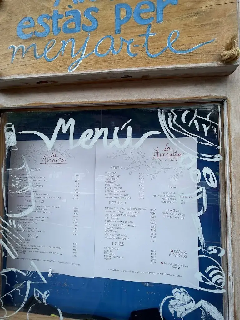 Menu_Bar Avenida_Cardona_image_2