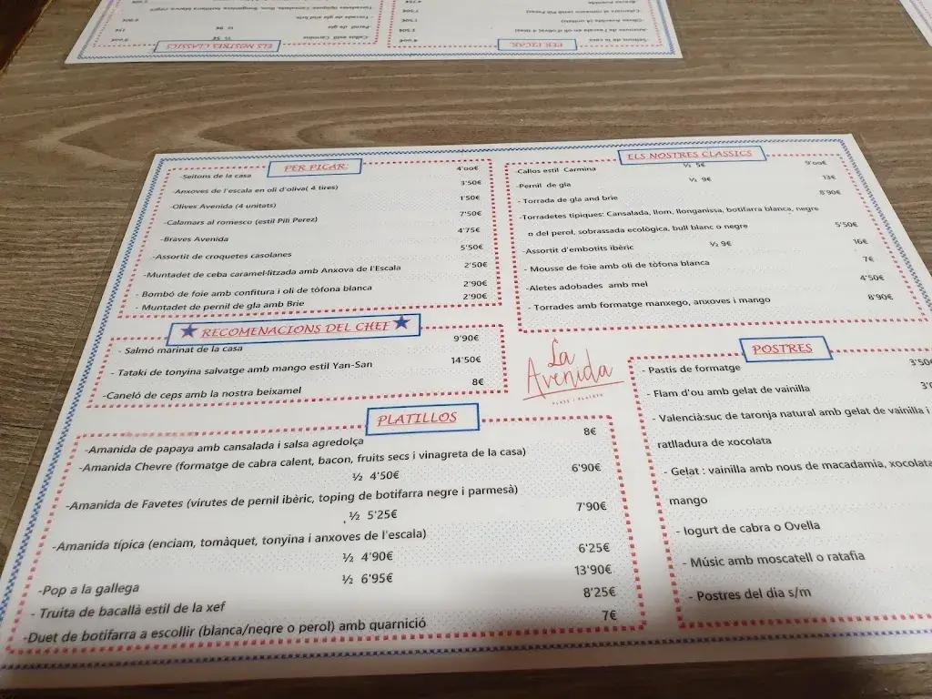 Menu_Bar Avenida_Cardona_image_3