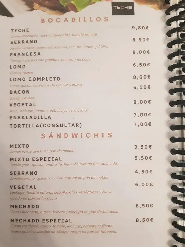 Menu_Cafetería Tyche_Narón_immagine_3