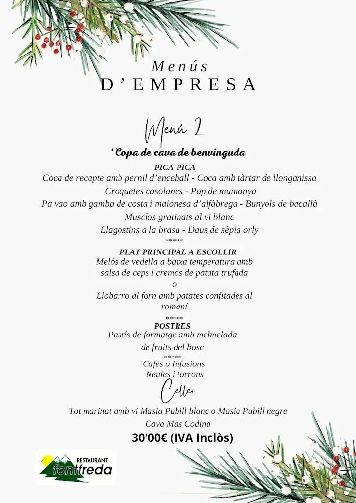 Menu_Fontfreda Restaurant_Castellar del Riu_immagine_4