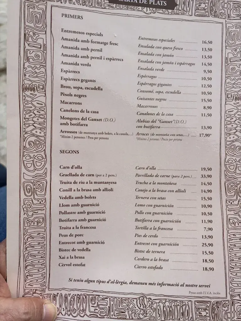 Menu_Hostal la Muntanya_Castellar de nHug_image_4