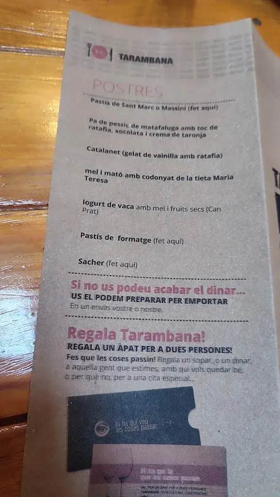 Menu_Restaurante Tarambana_Cardedeu_image_2