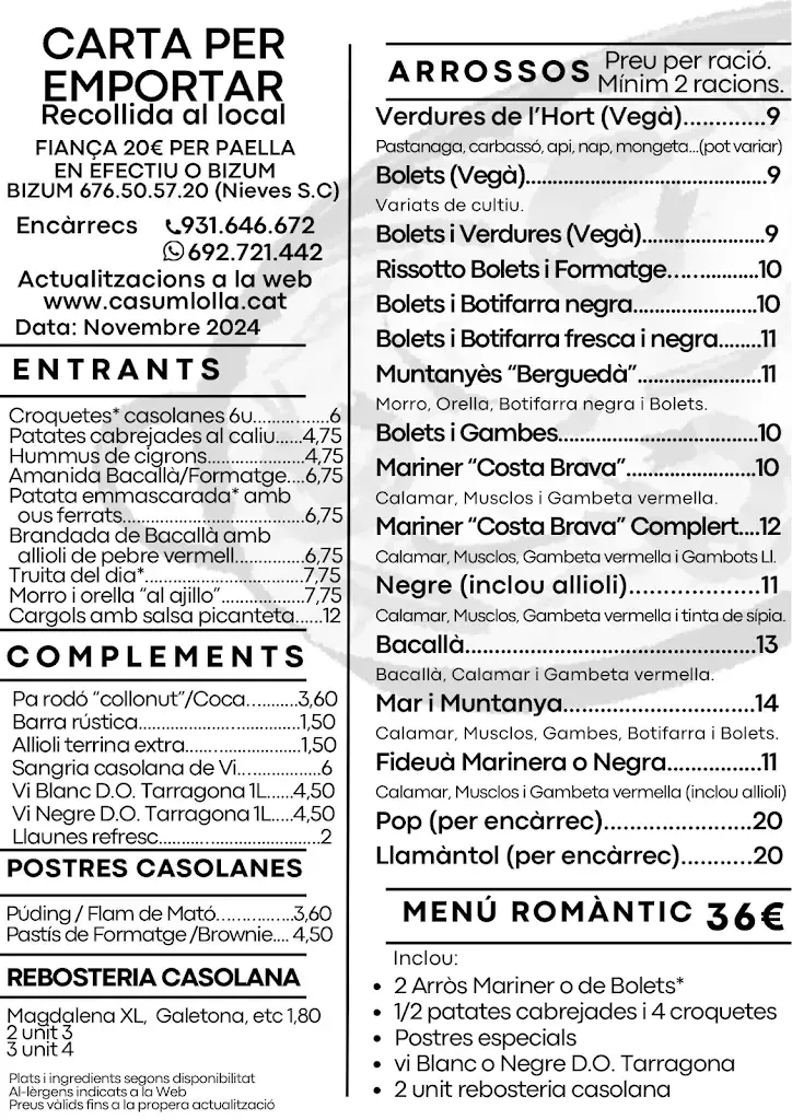 Menu_Càsum l'Olla Restaurant Arrosseria_Cardedeu_image_1