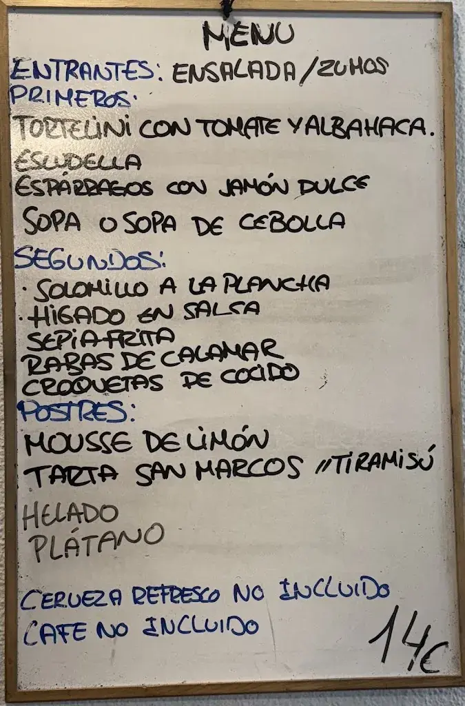 Menü_Restaurant Can Pedra Antiga_Cardedeu_Bild_2