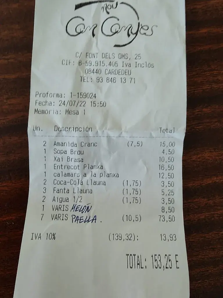 Hong Khuun Wu_Restaurant Can Canyes_Cardedeu_review