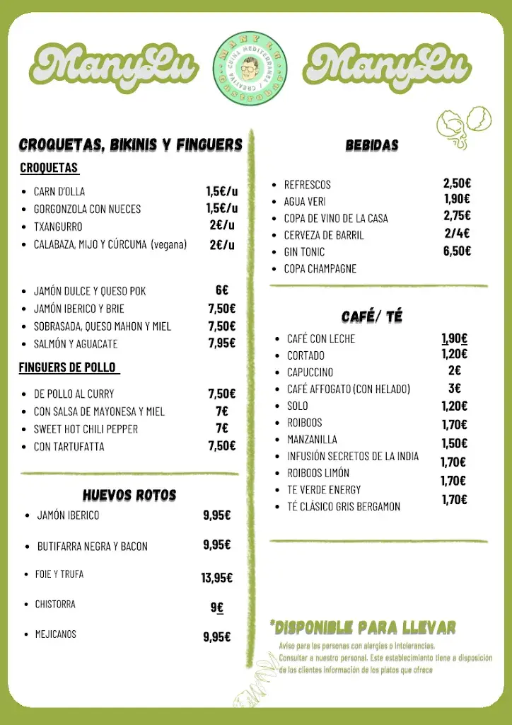 Menu_ManyLu Restaurant_Cardedeu_image_1