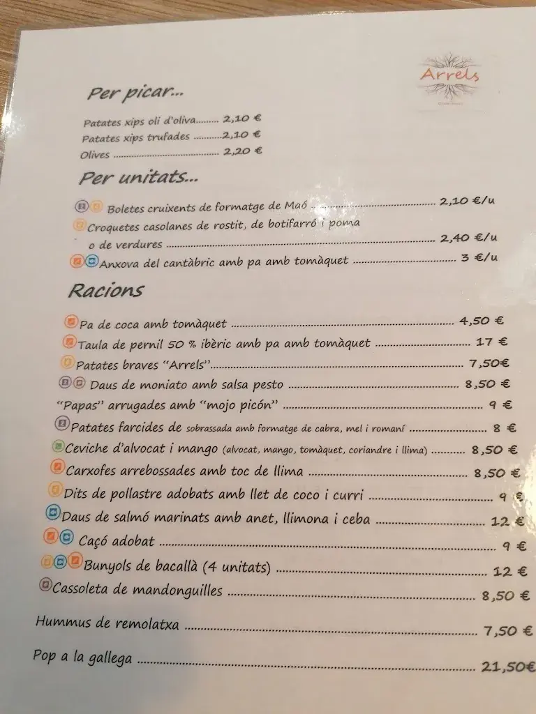 Menu_Arrels GastroTapes Cardedeu_Cardedeu_image_4