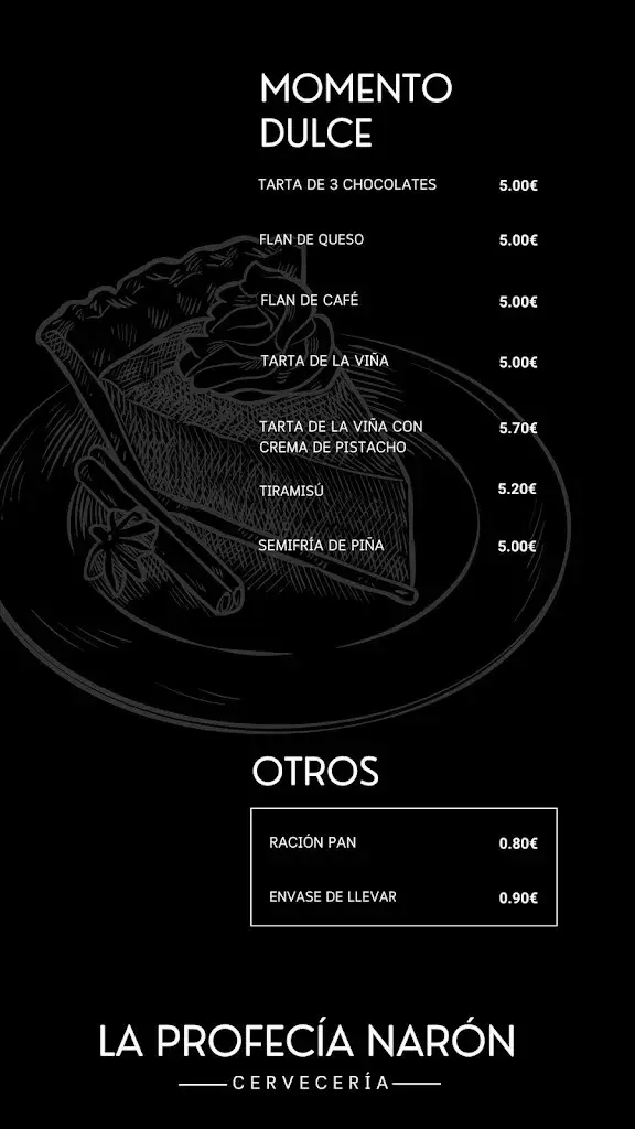 Menu_La Profecia Cerveceria_Narón_image_3