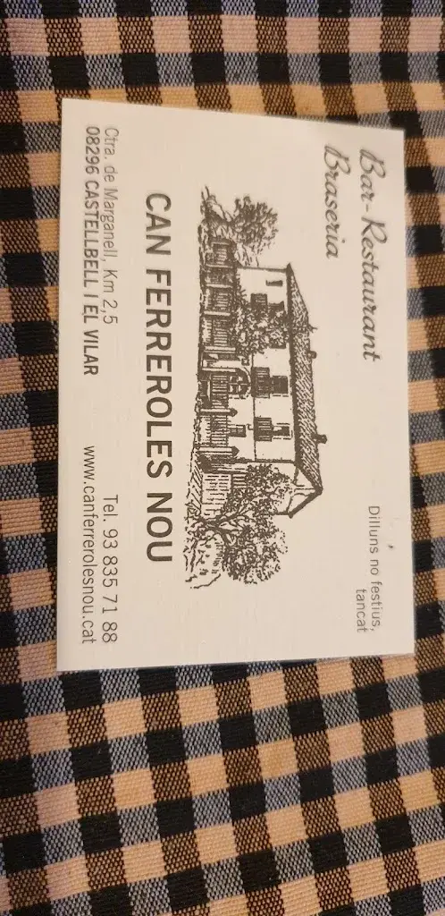 Francis Moore_Can Ferreroles Nou_Castellbell i el Vilar_avis