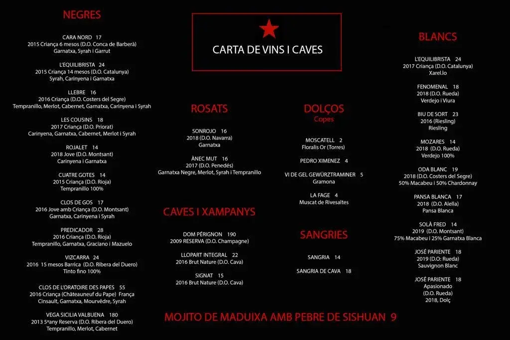 Menu_Baena Restaurant | 𝗿𝗲𝘀𝗲𝗿𝘃𝗮 Miércoles a Domingo 11:30h a 13h _Canovelles_immagine_1