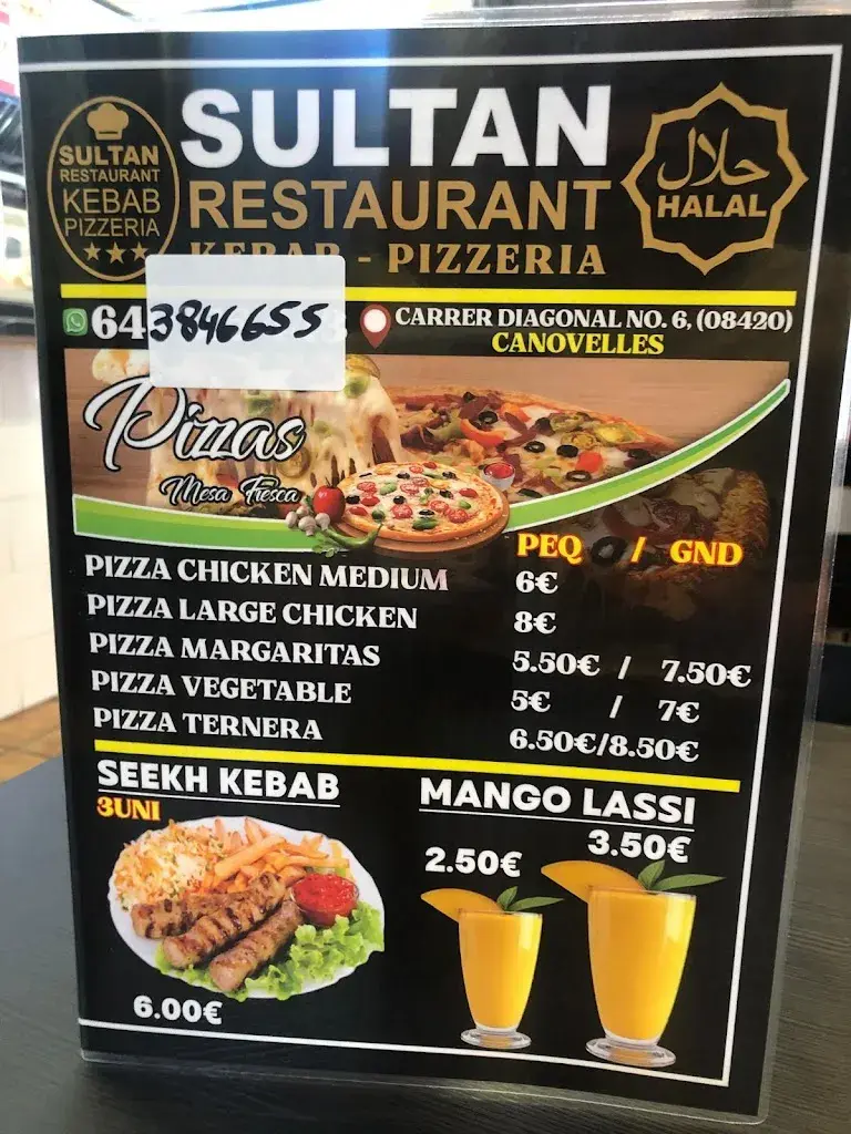 Menu_SULTAN RESTAURANT_Canovelles_immagine_2