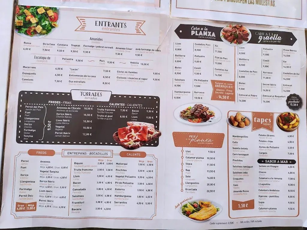 Menu_Els Amics Bar Restaurant_Canovelles_image_1