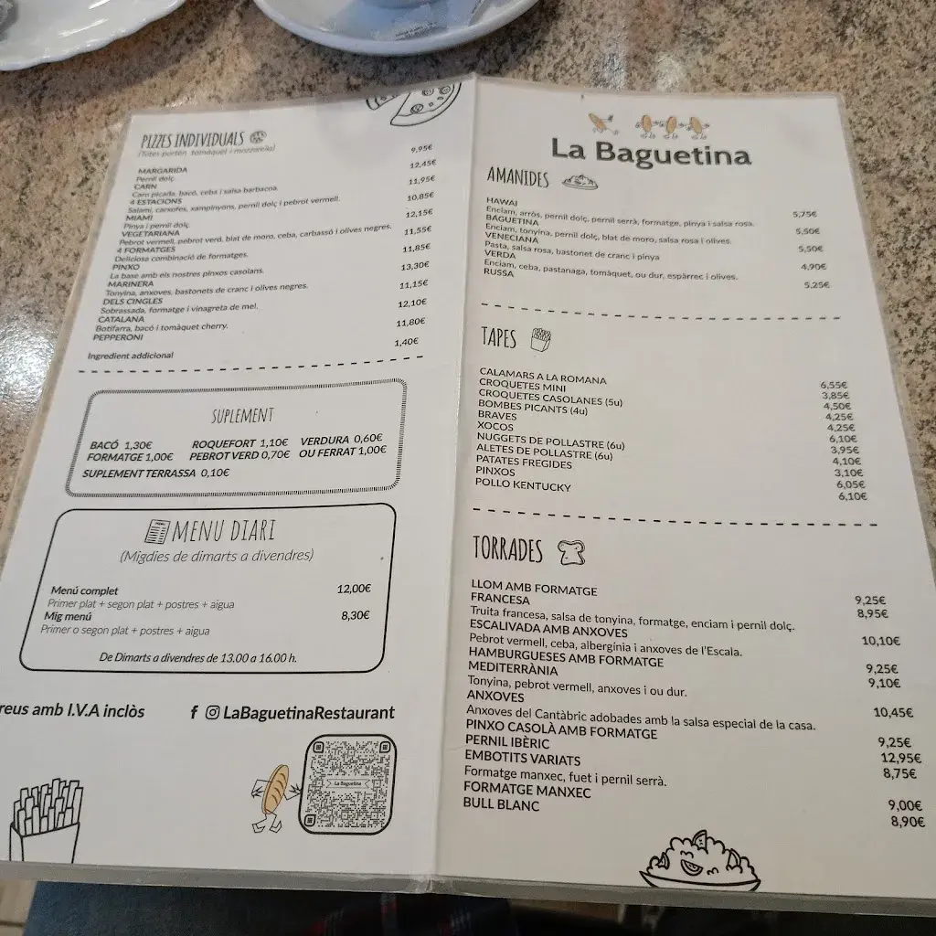 Menu_Restaurant la Baguetina_Canovelles_image_2