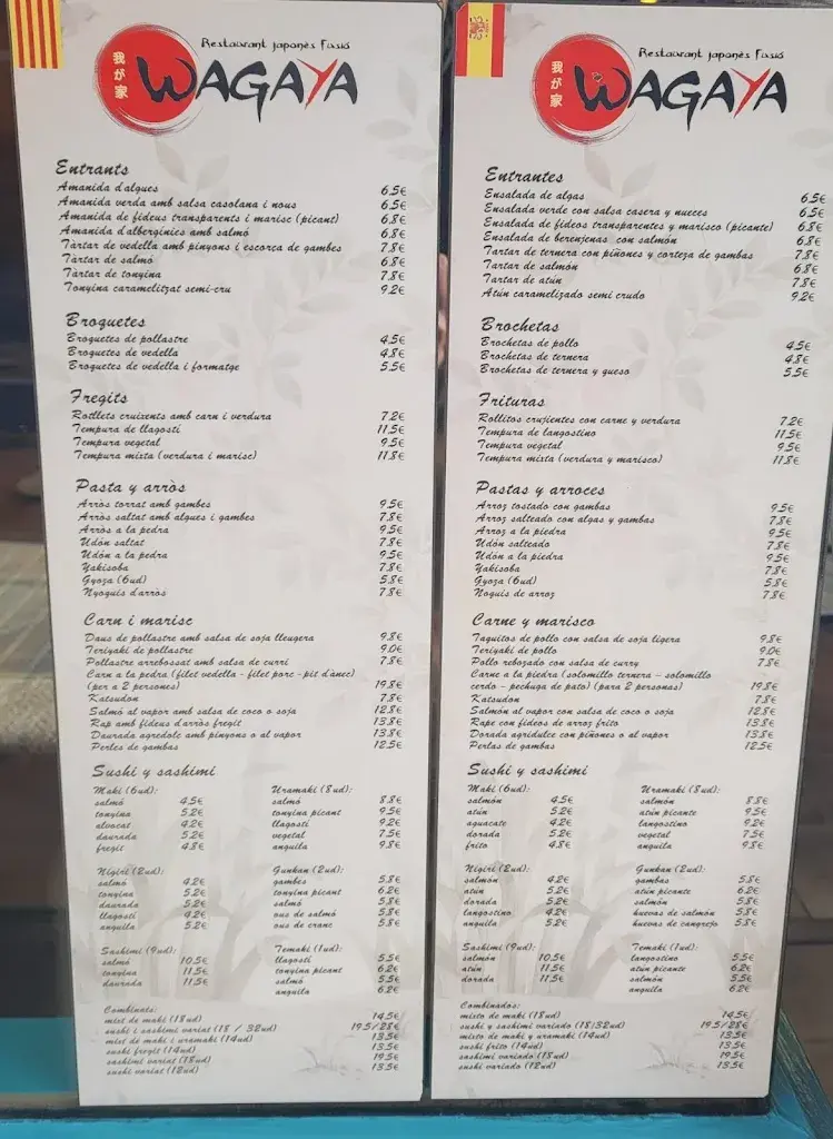 Menu_Wagaya Restaurant_Canovelles_image_2