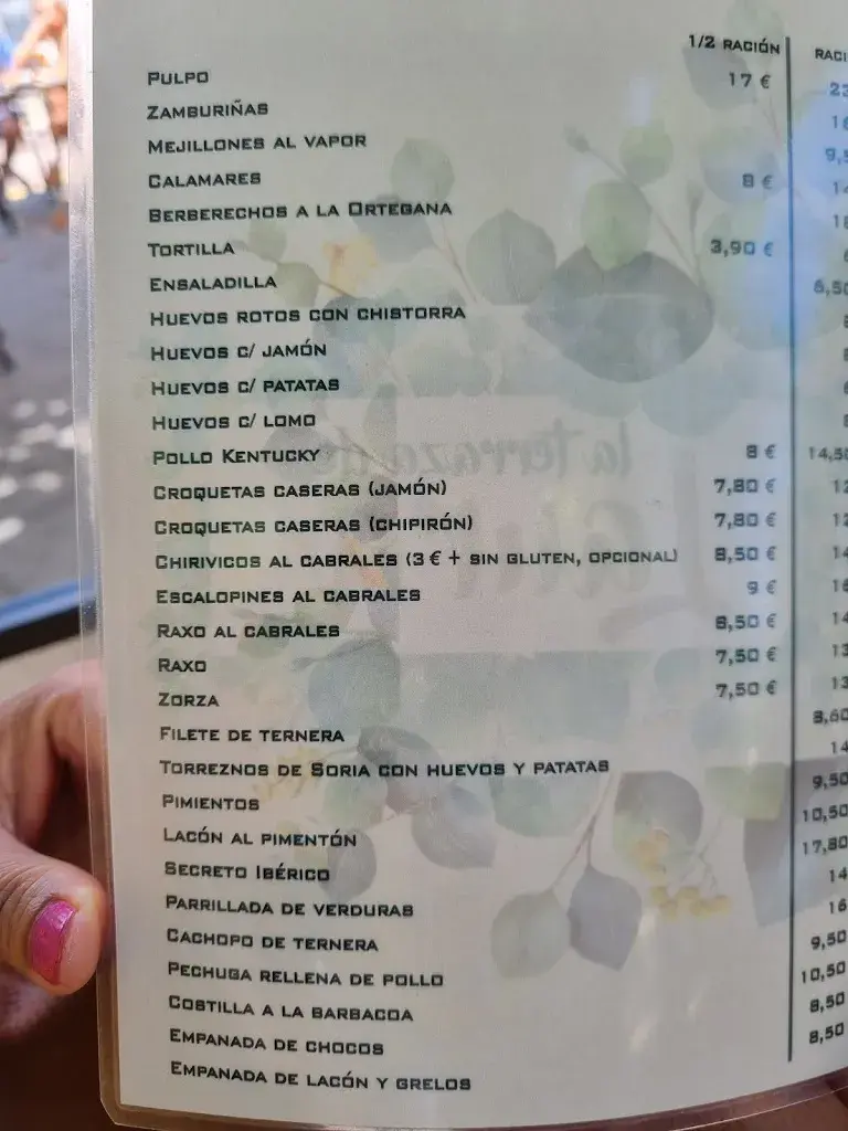 Menu_La Terraza de Laura_Ortigueira_immagine_3