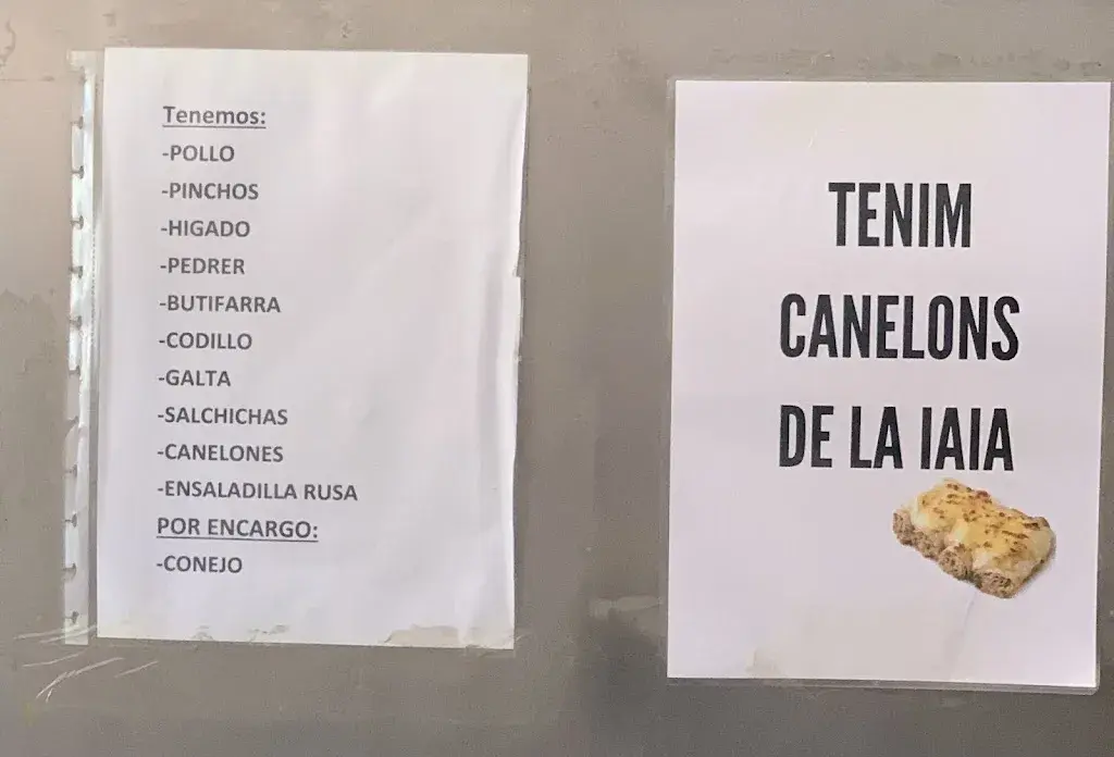 Menu_Rostisseria Los Pinchos_Canovelles_image_1