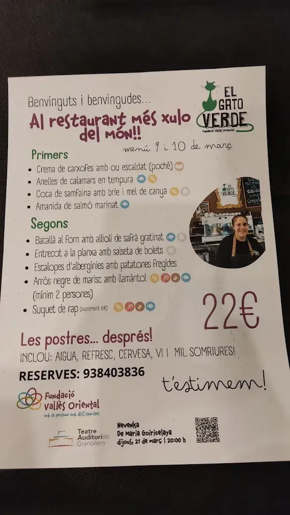 Menu_Restaurant El Gato Verde_Canovelles_immagine_2