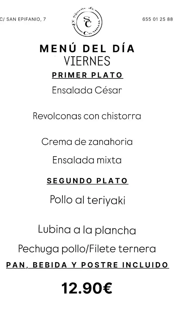 Menu_Restaurante El Sueño de Carmen_Carme_image_1
