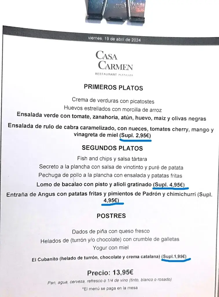 Menu_Casa Carmen Parquesur_Carme_image_1