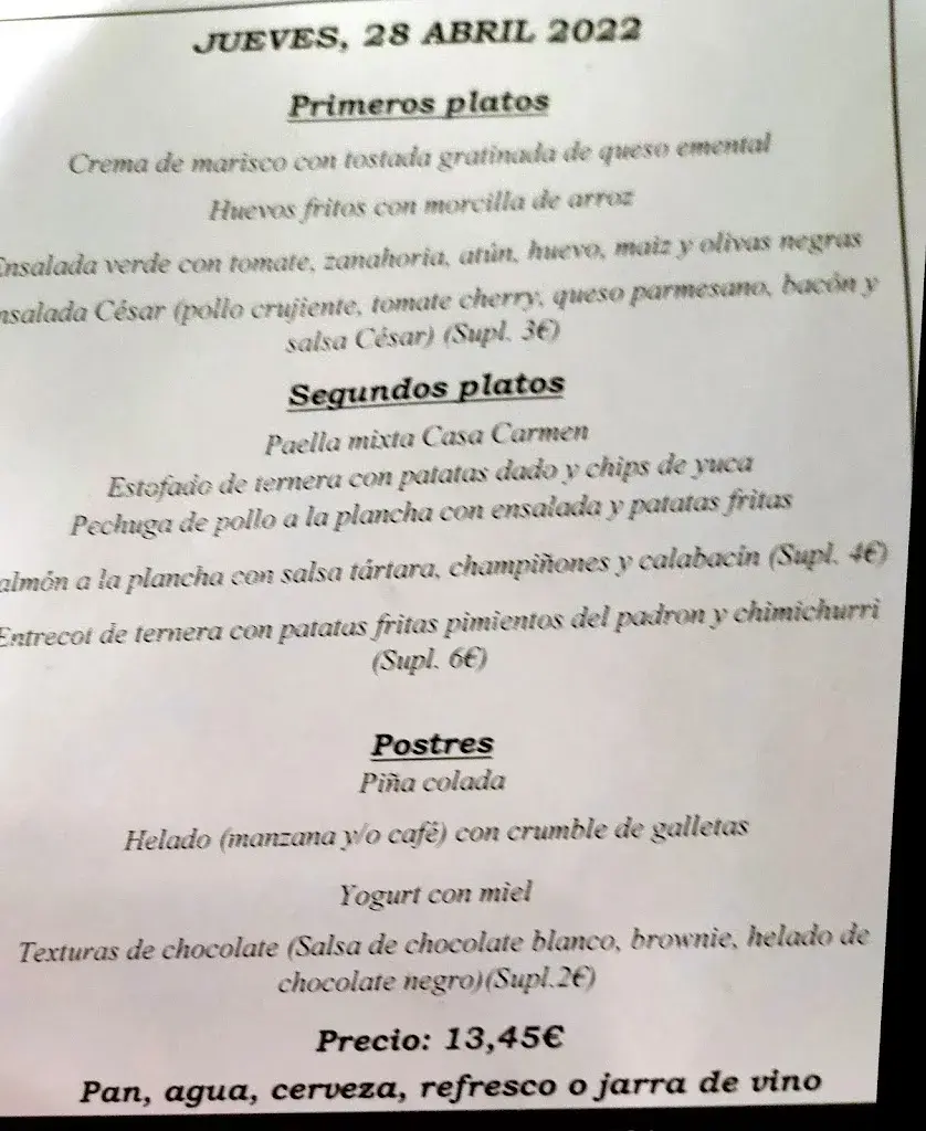 Menu_Casa Carmen La Gavia_Carme_image_1