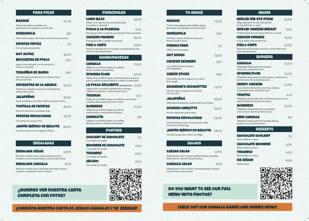 Menu_El Canalla - Irish Pub & Sports Bar_Carme_image_1