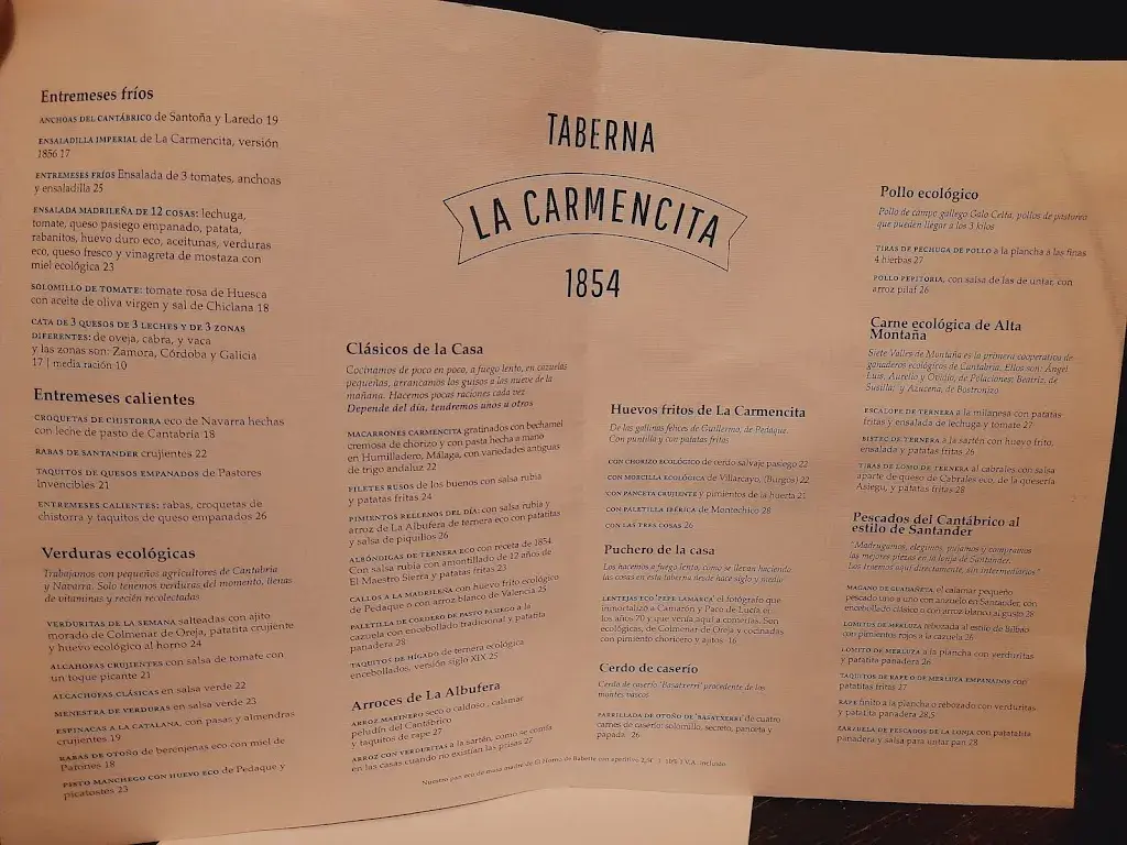 Menu_Taberna La Carmencita_Carme_image_1