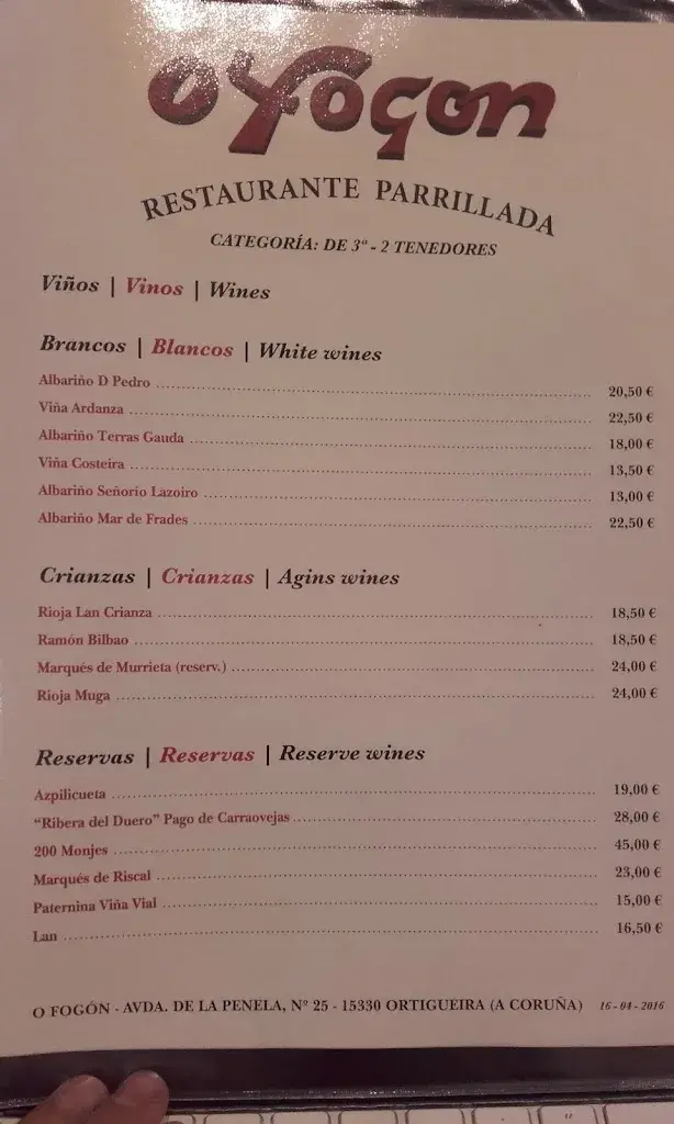 Menu_restaurante o fogon_Ortigueira_immagine_3
