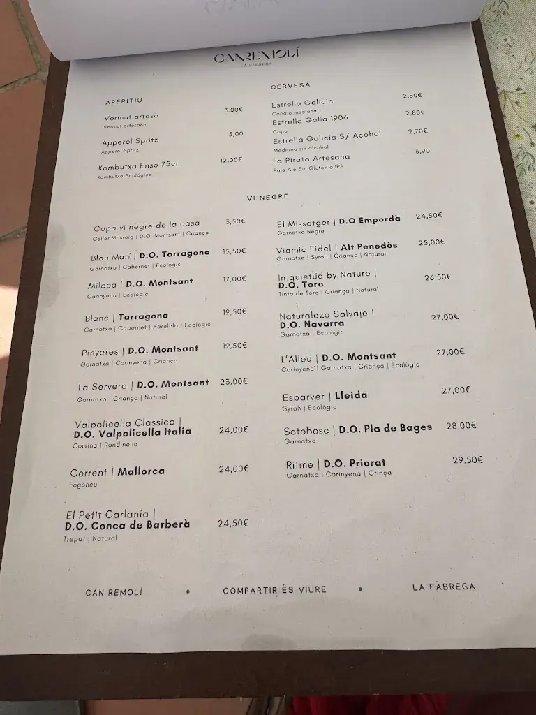 Menu_Can Remolí - La Fàbrega_Castellcir_image_1