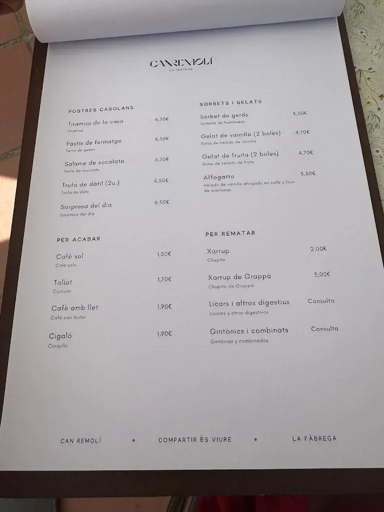 Menu_Can Remolí - La Fàbrega_Castellcir_image_3