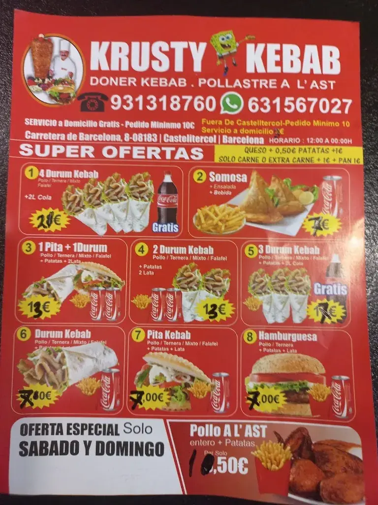 Menu_KRUSTY KEBAB RESTAURANT_Castellcir_image_3