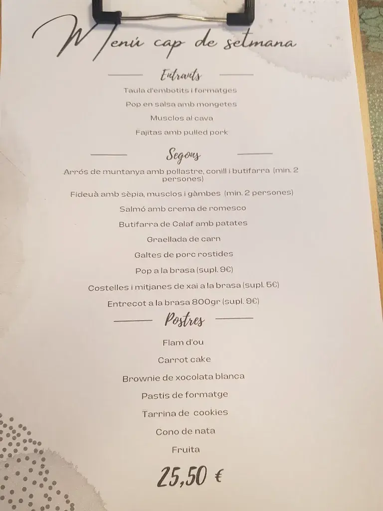 Menu_Cal Mao Restaurant_Castellolí_immagine_4