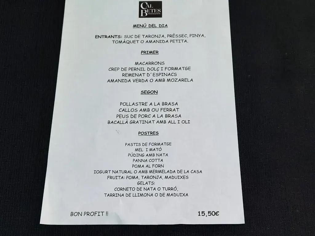 Menu_Cal Betes_Castellolí_image_1