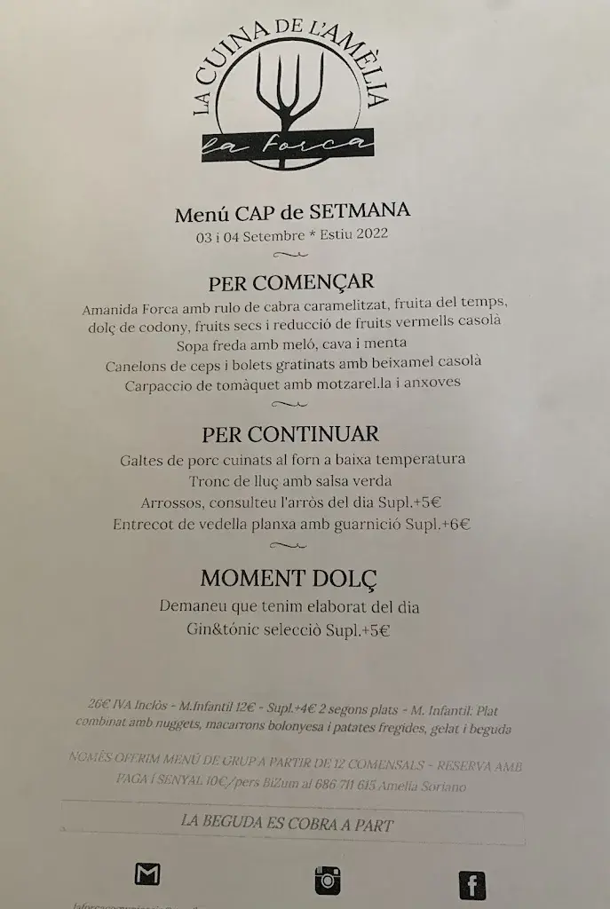 Menu_Restaurant La Forca_Castellgalí_image_1